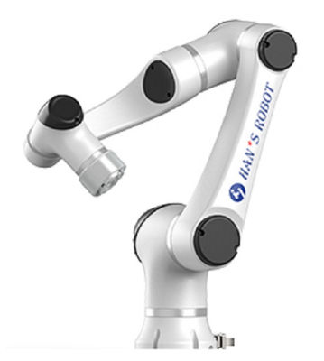 Lengan robot kolaboratif dengan 6 sumbu Hans E5 dan digunakan untuk pengelasan dan penggilingan robot pengelasan mig