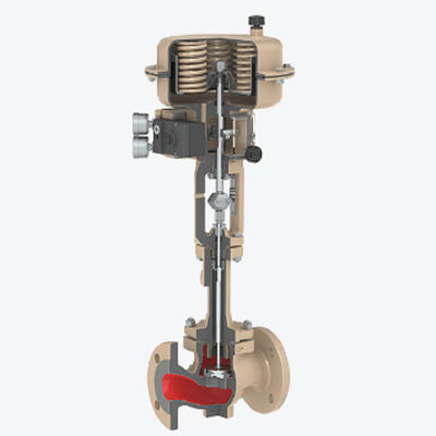 samson 3241 globe control valve dari ANSI 300 pressure class rating dan Stainless Steel untuk valv valv
