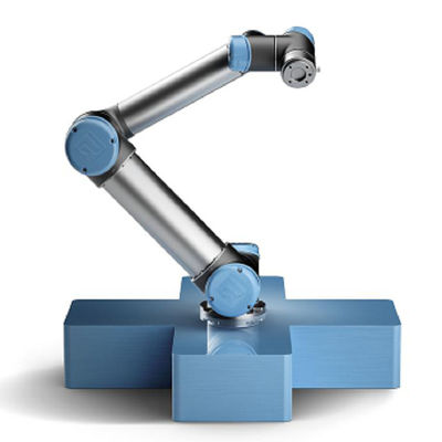 Robot kolaboratif UR10e dengan cobot 6 sumbu dan maxmium mencapai 1300 mm dan beban putar 10kg untuk robot las mig