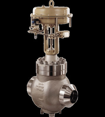 Samson Globe Valve 3251kombinasi dengan aktuator untuk mengatur laju aliran atau suhu