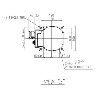 HH4L 6 Axis Payload 4kg Reach 1131mm Akurasi Tinggi Mesin Perakitan Fleksibilitas Tinggi Penanganan Material Robot