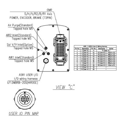 HH4L 6 Axis Payload 4kg Reach 1131mm Akurasi Tinggi Mesin Perakitan Fleksibilitas Tinggi Penanganan Material Robot
