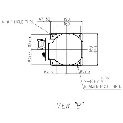 HH7 Payload 7kg Reach 932mm 6 Axis Akurasi Tinggi Mesin Perakitan Material Penanganan Robot