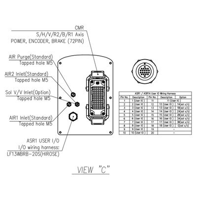 HH7 Payload 7kg Reach 932mm 6 Axis Akurasi Tinggi Mesin Perakitan Material Penanganan Robot
