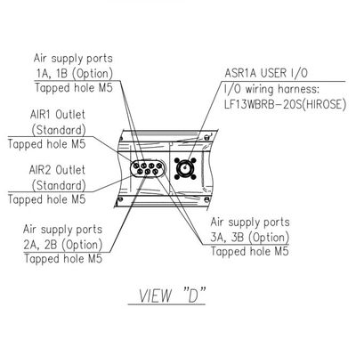 HH7 Payload 7kg Reach 932mm 6 Axis Akurasi Tinggi Mesin Perakitan Material Penanganan Robot