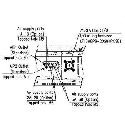 HH8 Payload 8kg Reach 832mm 6 Axis Akurasi Tinggi Mesin Perakitan Penanganan Material Robot