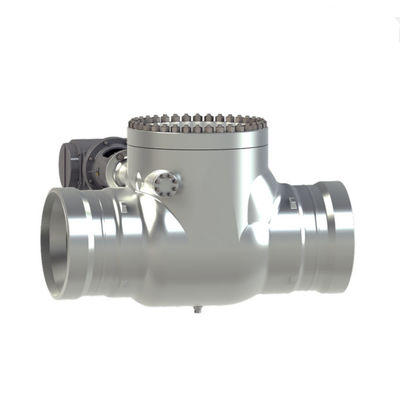 Butt Weld End Connection Direct Dioperasikan Sempell Model 801 Katup Cek Ayun Baja Suhu Tinggi