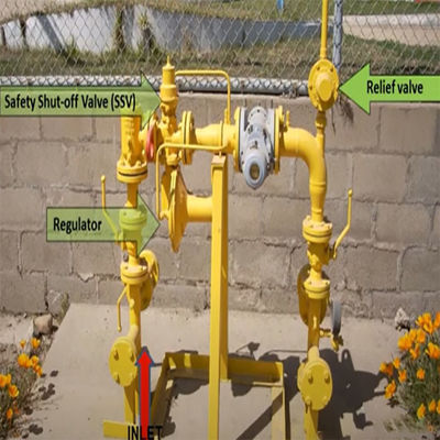 63EG Relief Valve Atau Backpressure Regulator Skid Gas Solusi Komprehensif Untuk Perangkat Listrik Industri Gas Alam