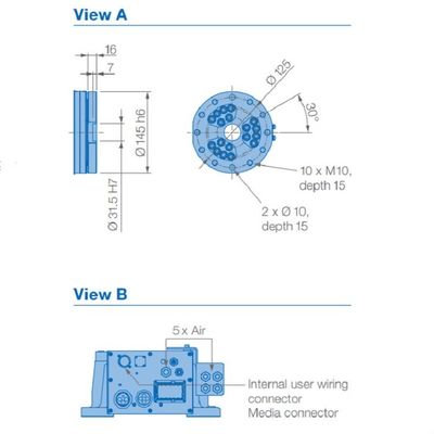 6 Axis Robot Arm GP110 Payload 110kg Reach 2236mm Untuk Penyerahan Material