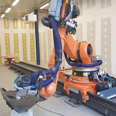 Robot Penggilingan KUKA KR 210 R2700-2 Muatan 275Kg Jangkauan 2701mm KR C5 KR C4 Pengontrol Robotic Arm Milling
