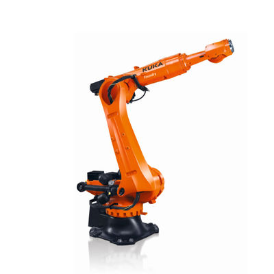 6 Axis Milling Robot 210kg Payload Reach 3100mm KUKA KR 120 R3100-2 Dengan KR C4 Controller Robotic Arm Milling