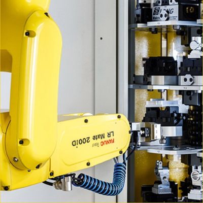 Muatan 7kg Mencapai 717mm LR Mate 200iD Pilih Dan Tempatkan Lengan Robot
