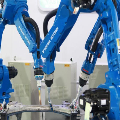 Robot Welding Aluminium Motoman GP110 6 Axis Robot Untuk Arc Welding Robot
