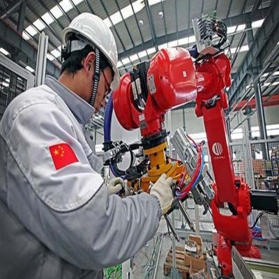 Lengan Robot Kolaboratif 6 Axis Racer-5-0.80 Muatan 5kg Untuk Penanganan Robot