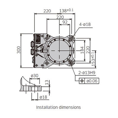 S010N Muatan 7kg Jangkauan Lengan Robot Manipulator Desain Kompak 930mm 6 Sumbu