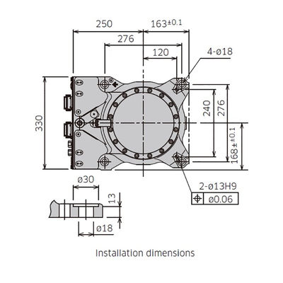 RS010L Payload 10kg Jangkauan 1925mm 6 Axis Robot Kemasan Desain Kompak Berkecepatan Tinggi