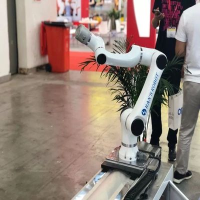 Collaborative Robot Arm 6 Axis Elfin E03 Dengan CNGBS Welding Positioner Untuk Automasi Robot Las