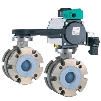 Neotecha Model SNB / SNC PFA Lined Ball Valves Suhu Kurang Dari 200 C