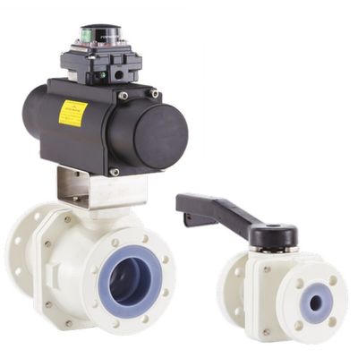 Neotecha NXR PFA Lined Ball Valves Dengan Standar Aktuator Manual API 609