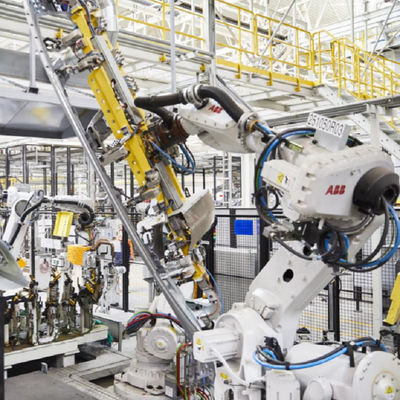 IRB6700 Efisien Dan Fleksibel Dengan Lengan Robot Muatan 155KG Untuk Memilih Dan Menempatkan Mesin