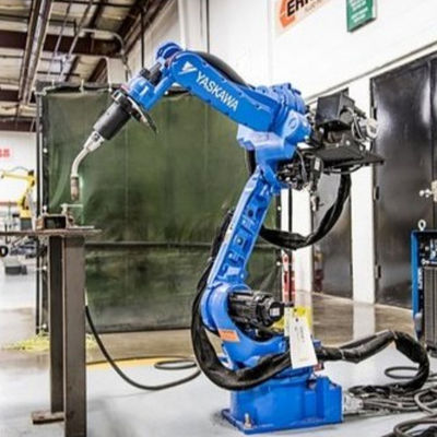 AR2010 Dengan Mesin Las Robot Tukang Las RD350S Robot Pengelasan Otomatis