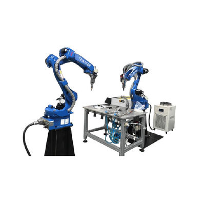 Mesin Las Robot Industri Motoman AR1440 Dengan Tukang Las ARC Lainnya Sebagai Robot Pengelasan Otomatis