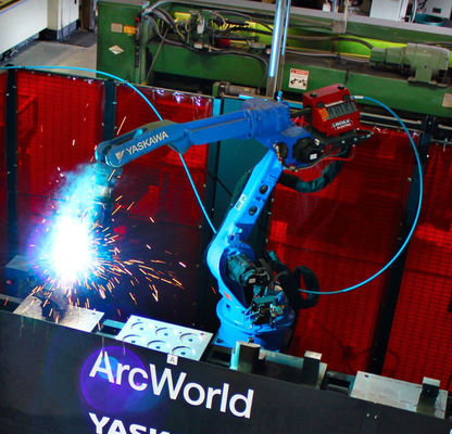 6 Robot Aixs Dengan Muatan 12KG 2010MM Jangkauan Mesin Las AR2010 Dengan Lengan Robot Industri