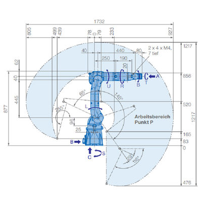 Harga Robot Industri GP7 Dengan Payload 7KG Dan Kontroler CNC YRC1000 Untuk Penanganan Material