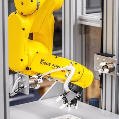 Lengan Robot 6 Sumbu Kecil LR Mate 200iD Untuk Penyemprotan Lengan Robot Industri