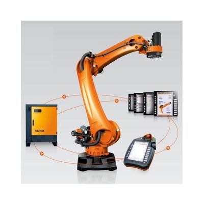 Muatan Tinggi KR 180 R3200 PA Dari 5 Lengan Robot Aixs Dengan Muatan 180KG Untuk Mesin Pengepakan Dan Robot Palletizing