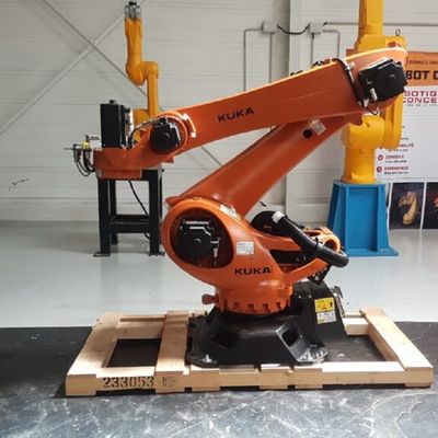 Muatan Tinggi KR 180 R3200 PA Dari 5 Lengan Robot Aixs Dengan Muatan 180KG Untuk Mesin Pengepakan Dan Robot Palletizing