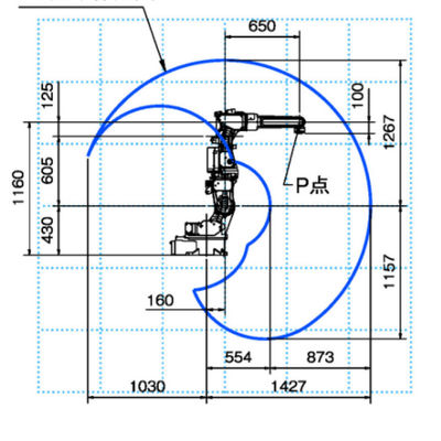 Lengan Robot Welding Robot FD-V6S 7 Axis Untuk Welding TIG Sebagai Robot Welding