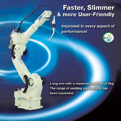 Robot Pengelasan Robot Lebih Cepat Dan Lebih Ramping Dari FD-V8L Dengan Payload 8KG Sebagai Peralatan Pengelasan Lainnya Untuk Pengelasan