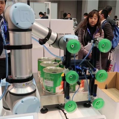 Robot Kolaborasi Robot UR UR3e 6 Axis Robotic Arm Untuk Cobot Penyortiran Visual