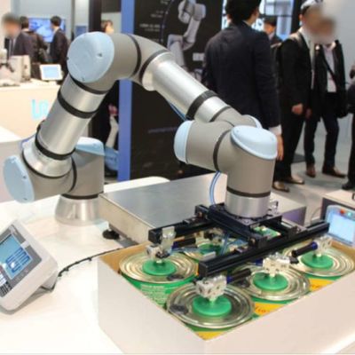 Robot Kolaborasi Robot UR UR3e 6 Axis Robotic Arm Untuk Cobot Penyortiran Visual