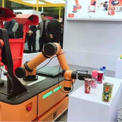 AUBO i5 6 Axis Collaborative Robot Arm Untuk Mengunci Sekrup Sebagai Cobot