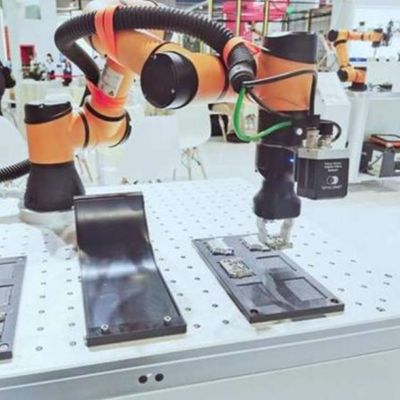Cobot AUBO I16 6 Axis Untuk Bongkar Muat Sebagai Robot Kolaboratif