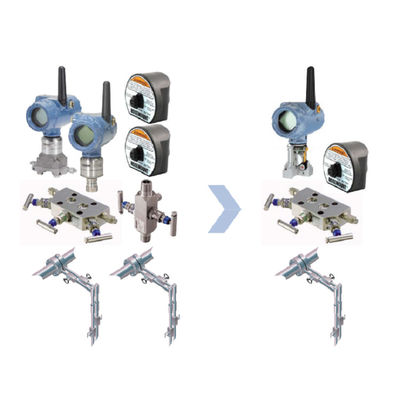 Pemancar Tekanan Emerson Rose-Moun 3051S Pemancar Aliran Tekanan Diferensial Nirkabel Transmitter Tekanan Diferensial