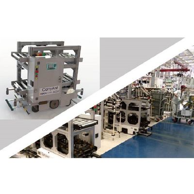 High Payload Double Way Roller AGV-GDS500/1000/2000 Bekerja Dengan Robot Industri Sebagai Roller AGV