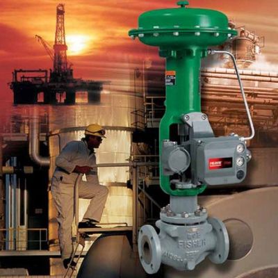 Katup Kontrol Easy-e ET Untuk Suhu Proses Tinggi Sebagai Globe Valve Dengan Globe Atau Angle Valve Body