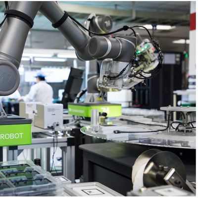 Menangani Robot TM5M-900 Cobot Collaborative Robotic Arm 6 Axis Sebagai Robot Cobot