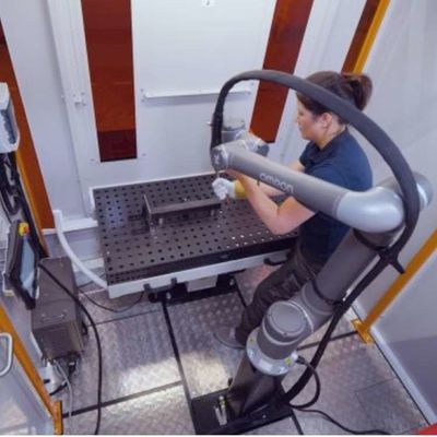 Otomatisasi Lengan Robot Pengelasan OMRON TM12 6 Axis Lengan Robot Sebagai Robot Kolaboratif