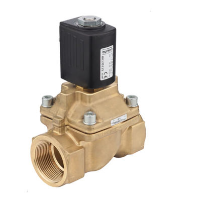 Burkert Type 6407 Sebagai Servo Assisted Piston Valve 2/2-Way Cocok Untuk Gas Dan Uap Badan Katup Valve