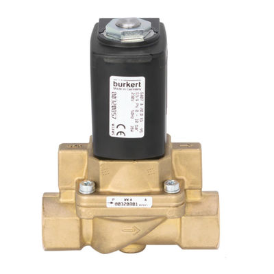 Burkert Type 6407 Sebagai Servo Assisted Piston Valve 2/2-Way Cocok Untuk Gas Dan Uap Badan Katup Valve