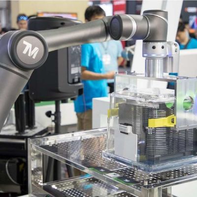 Lengan Robot Kolaborasi OMRON TM12M Lengan Robot 6 Sumbu Sebagai Robot Cobot