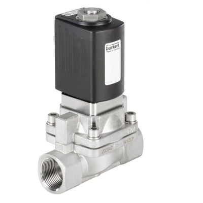 Burkert Type 5406 Piston Valve Dengan 2/2 Cara Untuk Servo-Assisted Digunakan Sebagai Solenoid Valve