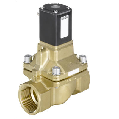 Burkert Type 5404 Solenoid Valve Dengan Servo-Assisted 2/2-Way Sebagai Katup Piston Bagian Katup