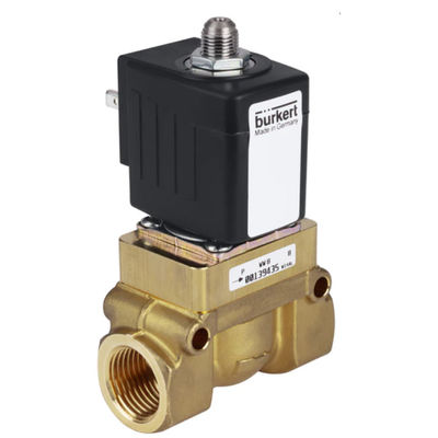 Burkert Type 5404 Solenoid Valve Dengan Servo-Assisted 2/2-Way Sebagai Katup Piston Bagian Katup