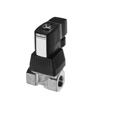 Ketik 6221 Piston Valve 2/2 Way Servo-Assisted Sebagai Solenoid Valve Untuk Udara Berdenyut Dan Terkompresi Tinggi