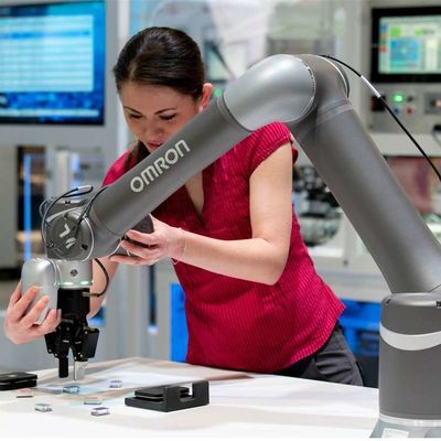 Lengan Robot 6 Axis OMRON TM14M Dengan Robot Penanganan Kamera Visual Sebagai Cobot